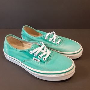 VANS CLASSIC OLD SKOOL, Lo Top Trainers, TEAL Canvas, Unisex Size M-4.5/ W6